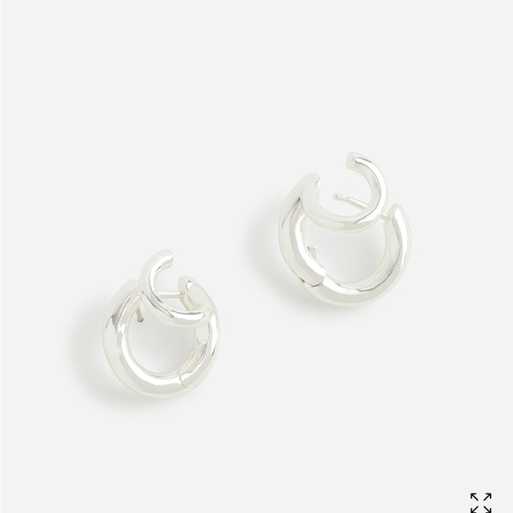 Madewell Double Huggie Hoop Earring - Picture 1 of 2